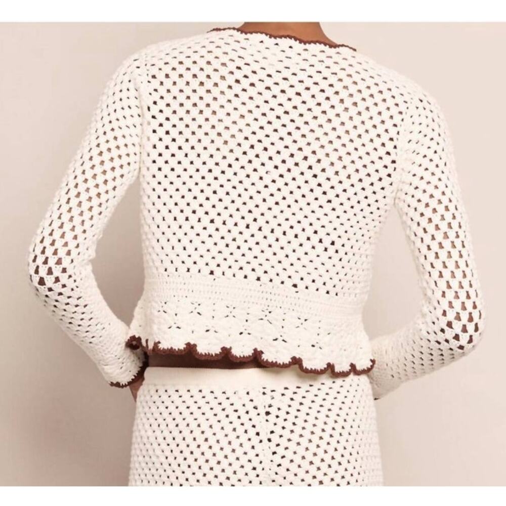 Cara Cara Alma Knit Cotton Cardigan Size XS - Picture 2 of 10
